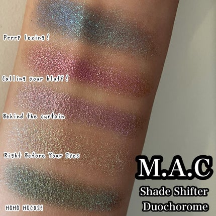 シェードシフター デュオクロム アイシャドウ/M・A・C/単色アイシャドウを使ったクチコミ(3枚目)