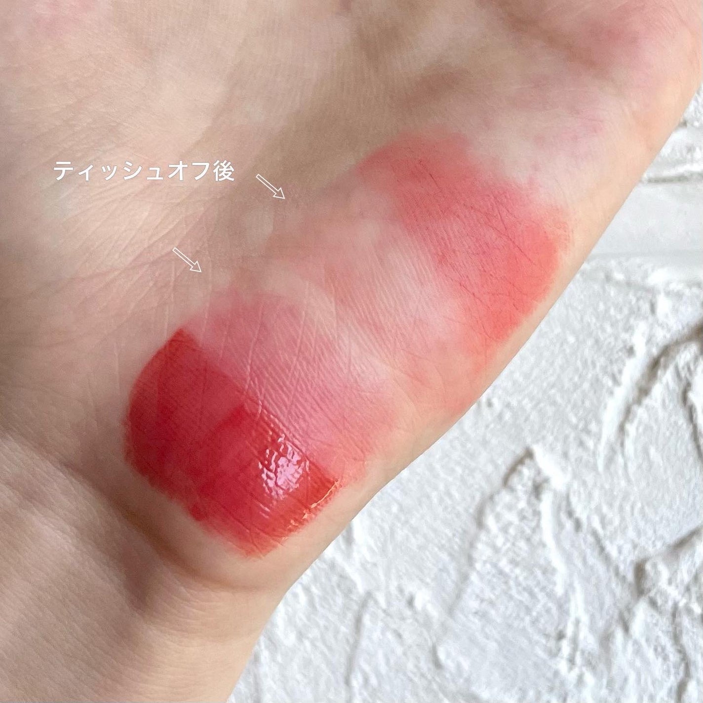 フラッフィリップティント/BLESSED MOON/リップティントを使ったクチコミ(4枚目)