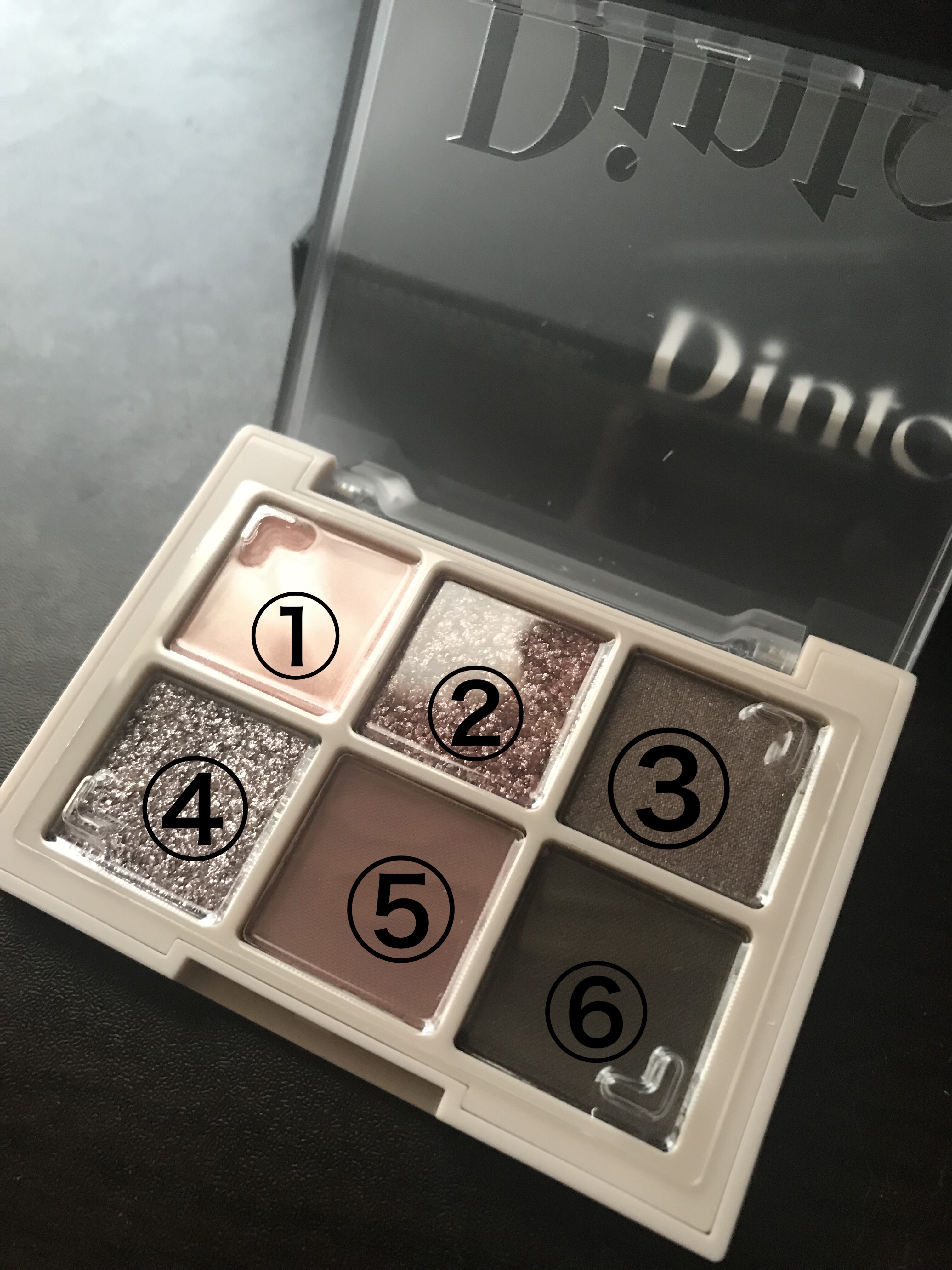 ブラーフィニシュシャドウパレット 707 J.M.バリー/Dinto/アイシャドウパレットを使ったクチコミ（2枚目）