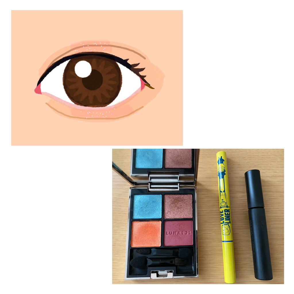 アイカラーレーション/LUNASOL/アイシャドウパレットを使ったクチコミ（1枚目）