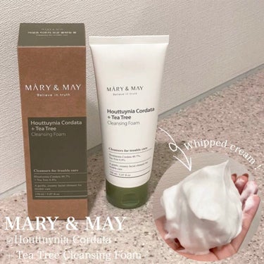 Houttuynia Cordata + Tea Tree Serum/MARY&MAY/洗顔フォームを使ったクチコミ（1枚目）