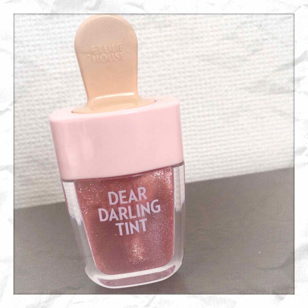 ディアダーリン ウォータージェルティント （アイスティント）/ETUDE/口紅を使ったクチコミ（1枚目）