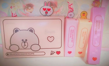 ◇MISSHA  Line Friends Edition 

・Color Filter Shadow Palette（Brown）
・Wish Stone Tint Water Gel （Cony）