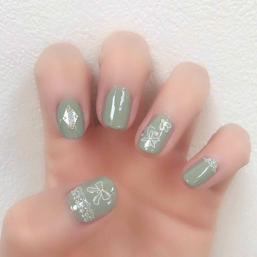 ネイルシール/セリア/ネイルシールを使ったクチコミ(3枚目)