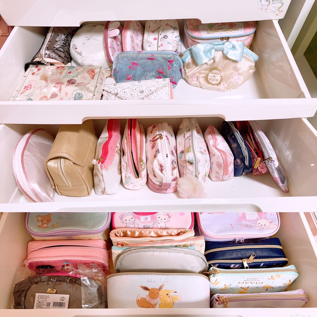 オレンジパフューム on LIPS 「現役キャラグッズ制作員‼️2次元オタクのコスメ収納紹介𓂃𓈒𓏸..」(5枚目)