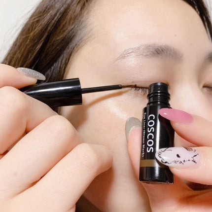 ロングラスティングアイライナー/COSCOS/リキッドアイライナーを使ったクチコミ(3枚目)