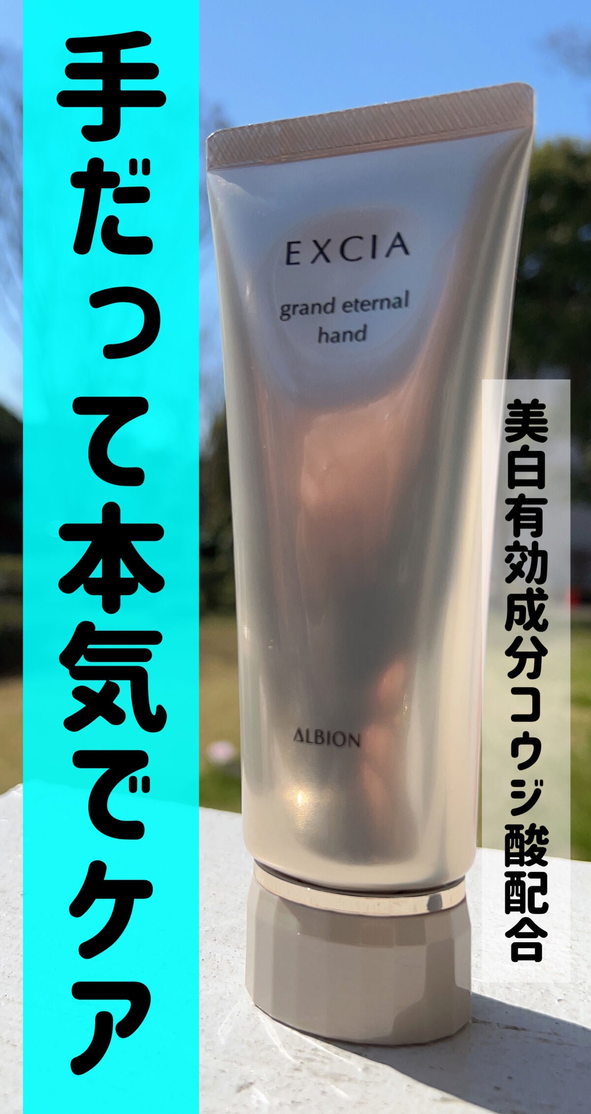 エクシア AL グランド エターナル ハンド/ALBION/ハンドクリームを使ったクチコミ(1枚目)