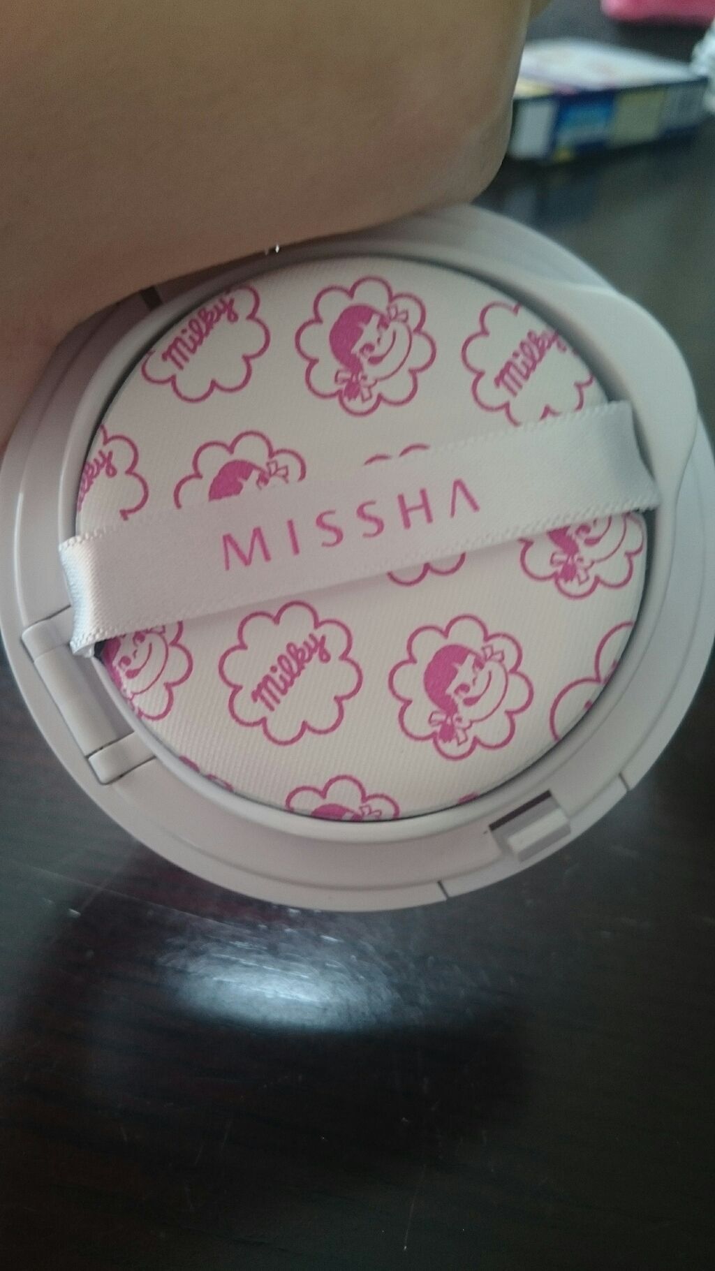 M クッションベース(ミルキー)/MISSHA/化粧下地を使ったクチコミ(3枚目)