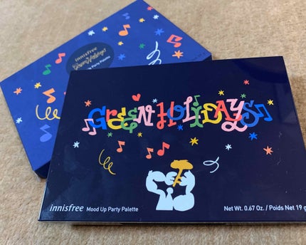ムードアップパーティ パレット 2019 Holiday Limited Edition/innisfree/メイクアップキットを使ったクチコミ(1枚目)