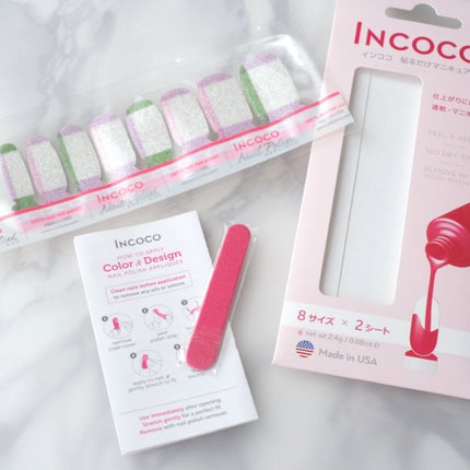 INCOCO インココ マニキュアシート/インココ/ネイルシールを使ったクチコミ(2枚目)