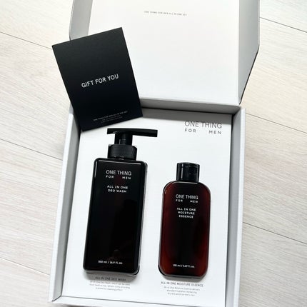 FOR MEN オールインワンモイスチャーエッセンス/ONE THING/オールインワン化粧品を使ったクチコミ(7枚目)