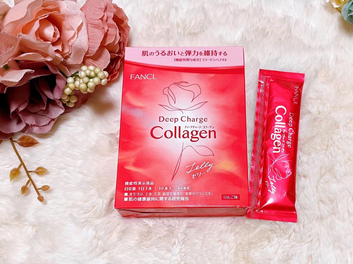 ディープチャージ  コラーゲン スティックゼリー/ファンケル/美容サプリメントを使ったクチコミ（1枚目）
