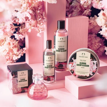 THE BODY SHOP グロウイング チェリーブロッサム シャワージェルのクチコミ「＼Spring is here!!／
🌸グロウイングチェリーブロッサム🌸
春の香りが今年もやっ.....」（1枚目）