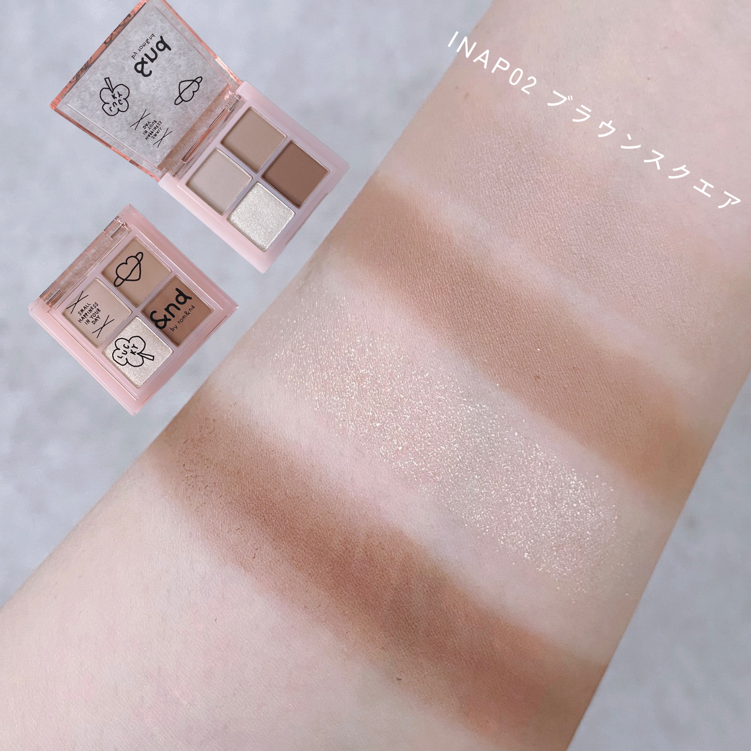 グラッシーボムティント/&nd by rom&nd/リップティントを使ったクチコミ（2枚目）