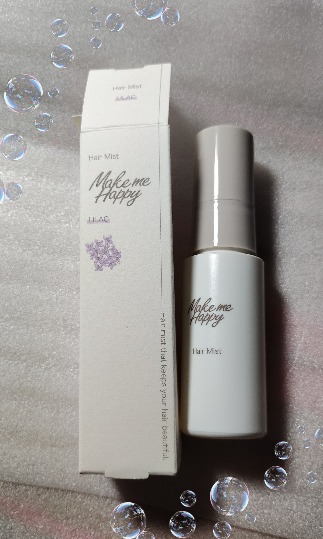 キャンメイク メイクミーハッピー ヘアミスト LILACのクチコミ「✨キャンメイク　メイクミーハッピー ヘアミスト　LILAC✨

甘すぎないフローラルな香りです.....」（1枚目）