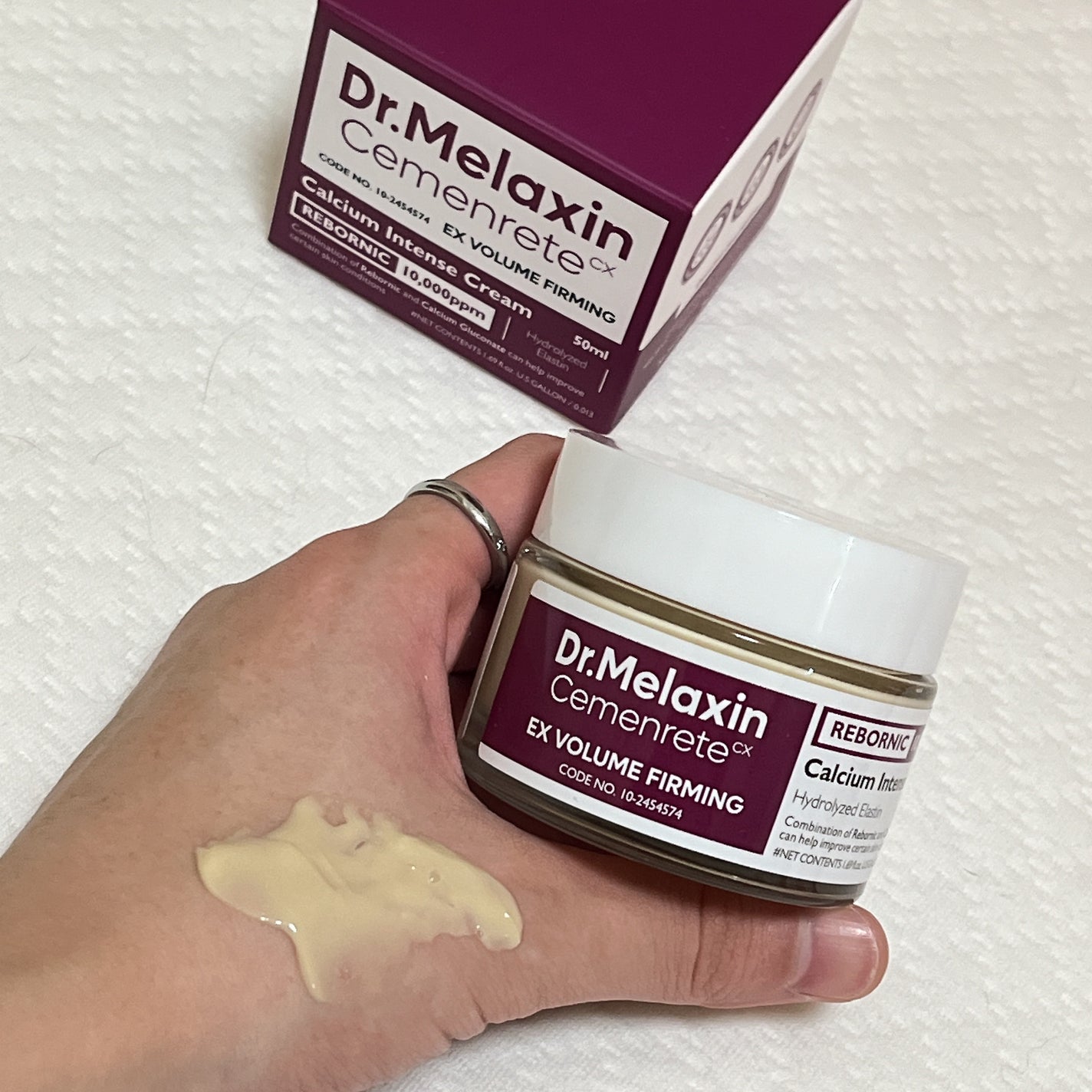 Cemenrete Calcium Intense Cream/Dr.Melaxin/フェイスクリームを使ったクチコミ(5枚目)