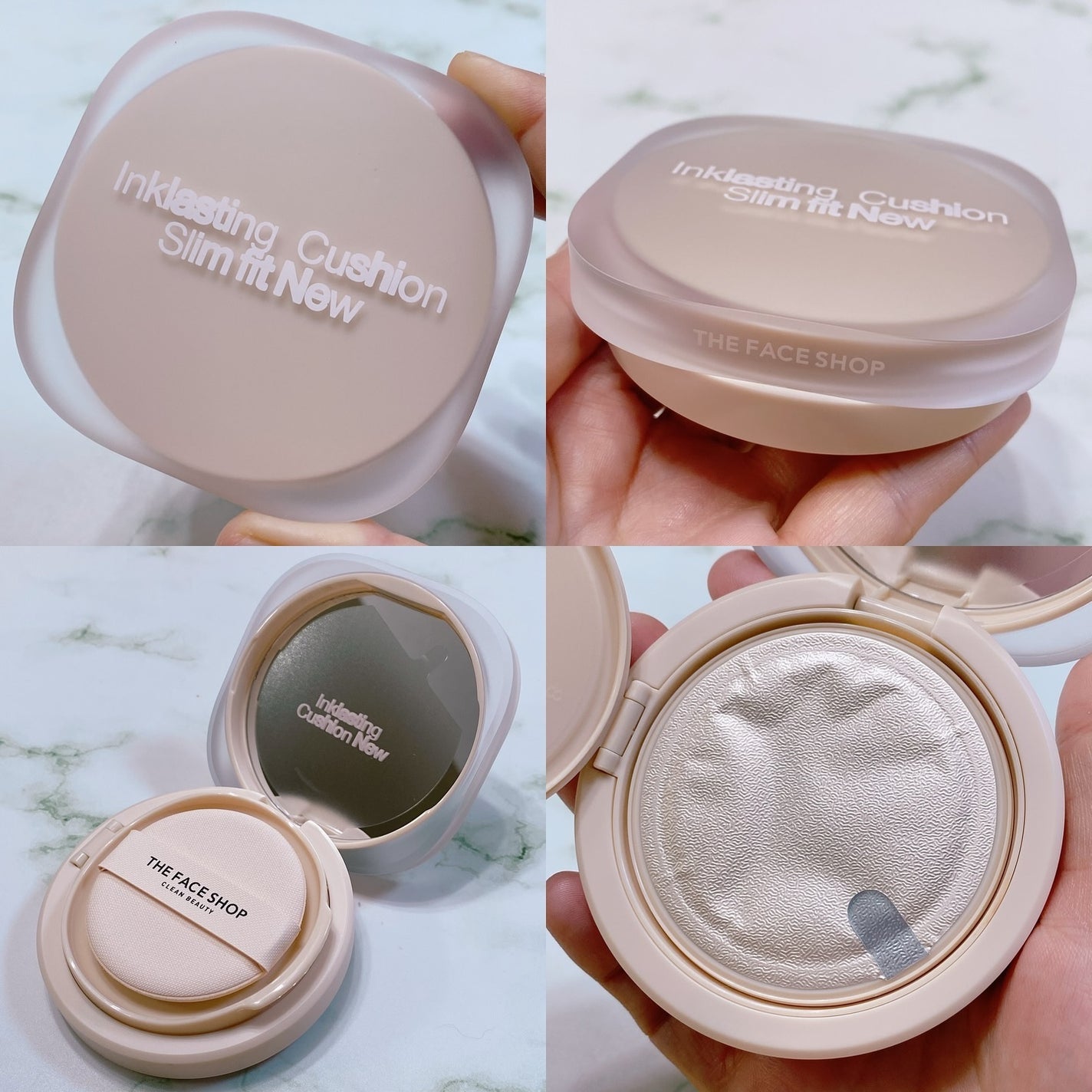 インクラスティングクッション/THE FACE SHOP/クッションファンデーションを使ったクチコミ(5枚目)