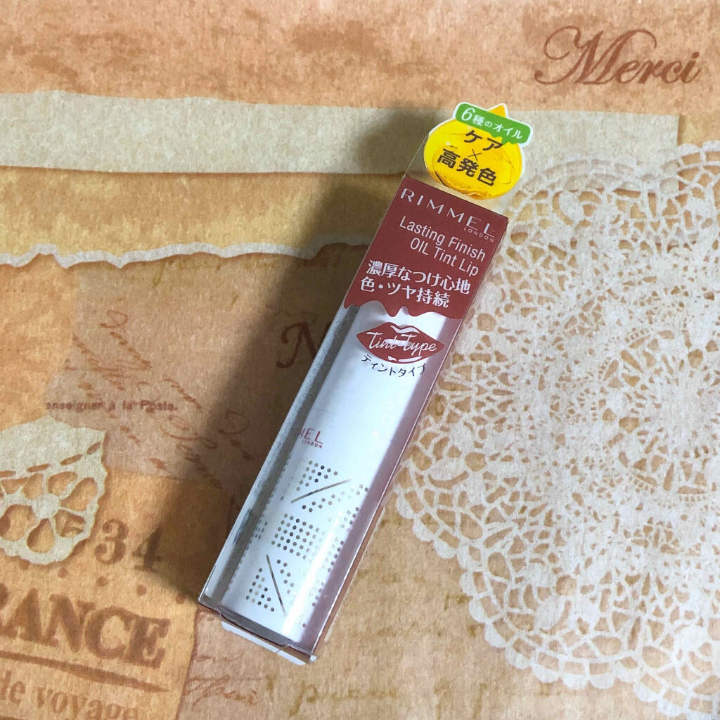 ラスティングフィニッシュ オイルティントリップ/リンメル ロンドン/リップティントを使ったクチコミ（1枚目）