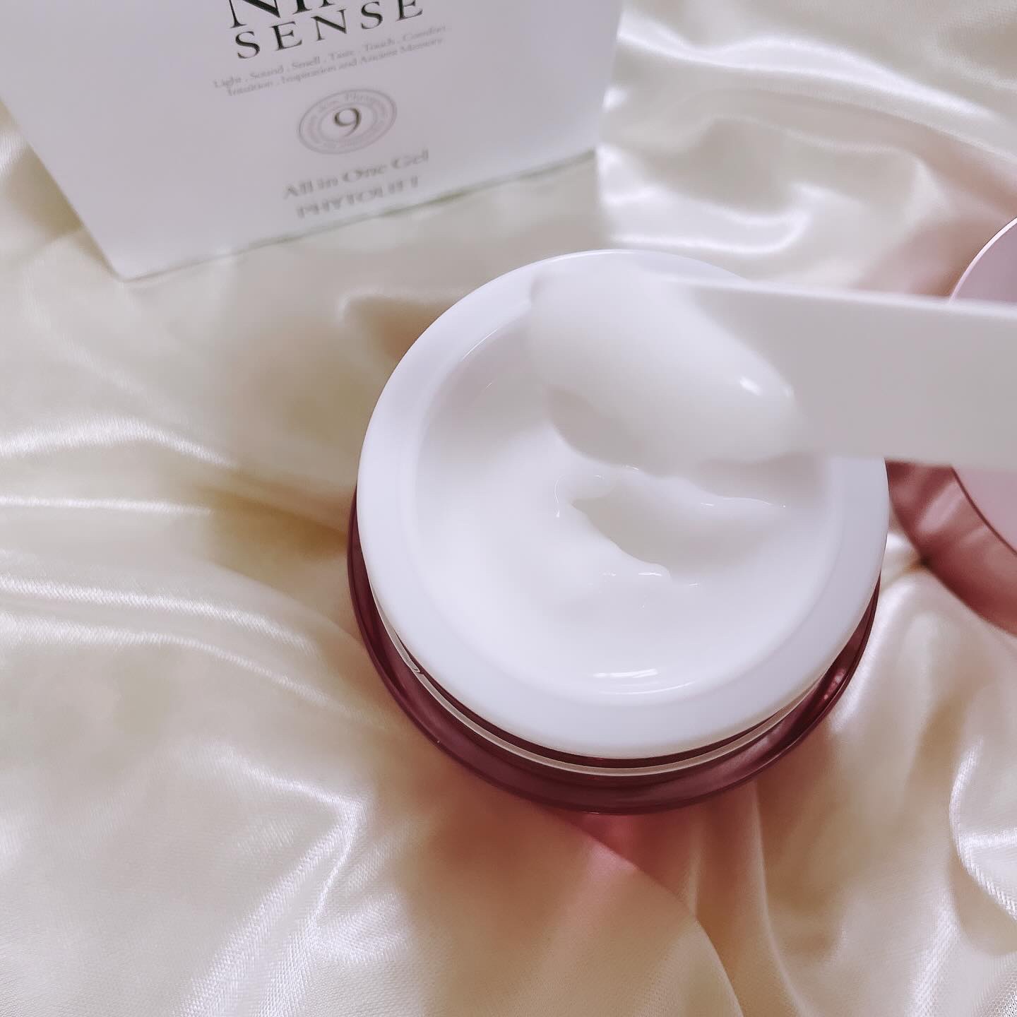 ナインセンス オールインワンジェル 50g/NINE SENSE PHYTOLIFT/オールインワン化粧品を使ったクチコミ（3枚目）