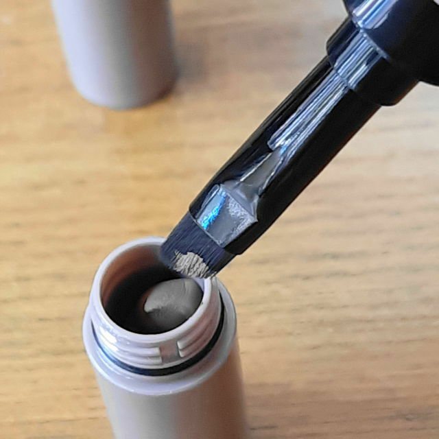 アイブロウクリームポマード ライトブラウン/mayuota/その他アイブロウを使ったクチコミ（3枚目）