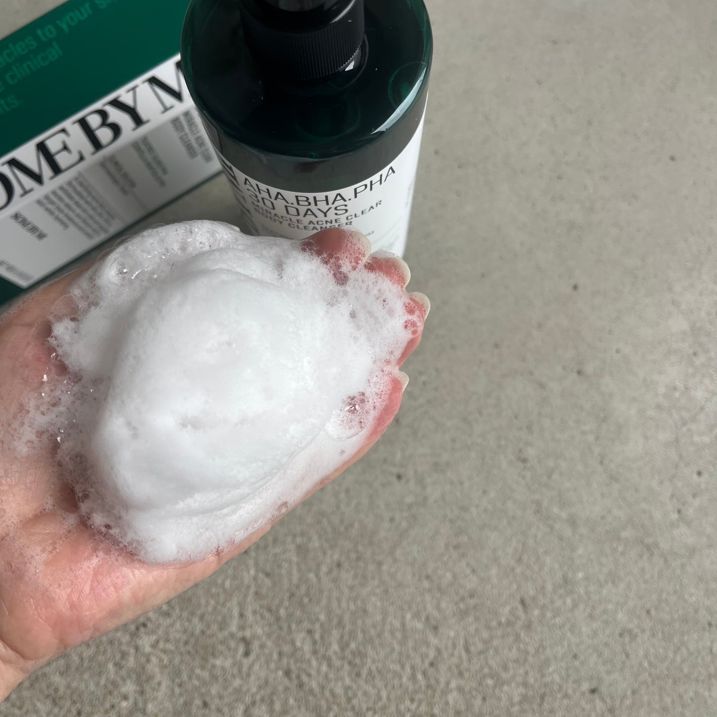 AHA·BHA·PHA 30デイズミラクルアクネボディクレンザー/SOME BY MI/ボディソープを使ったクチコミ(3枚目)