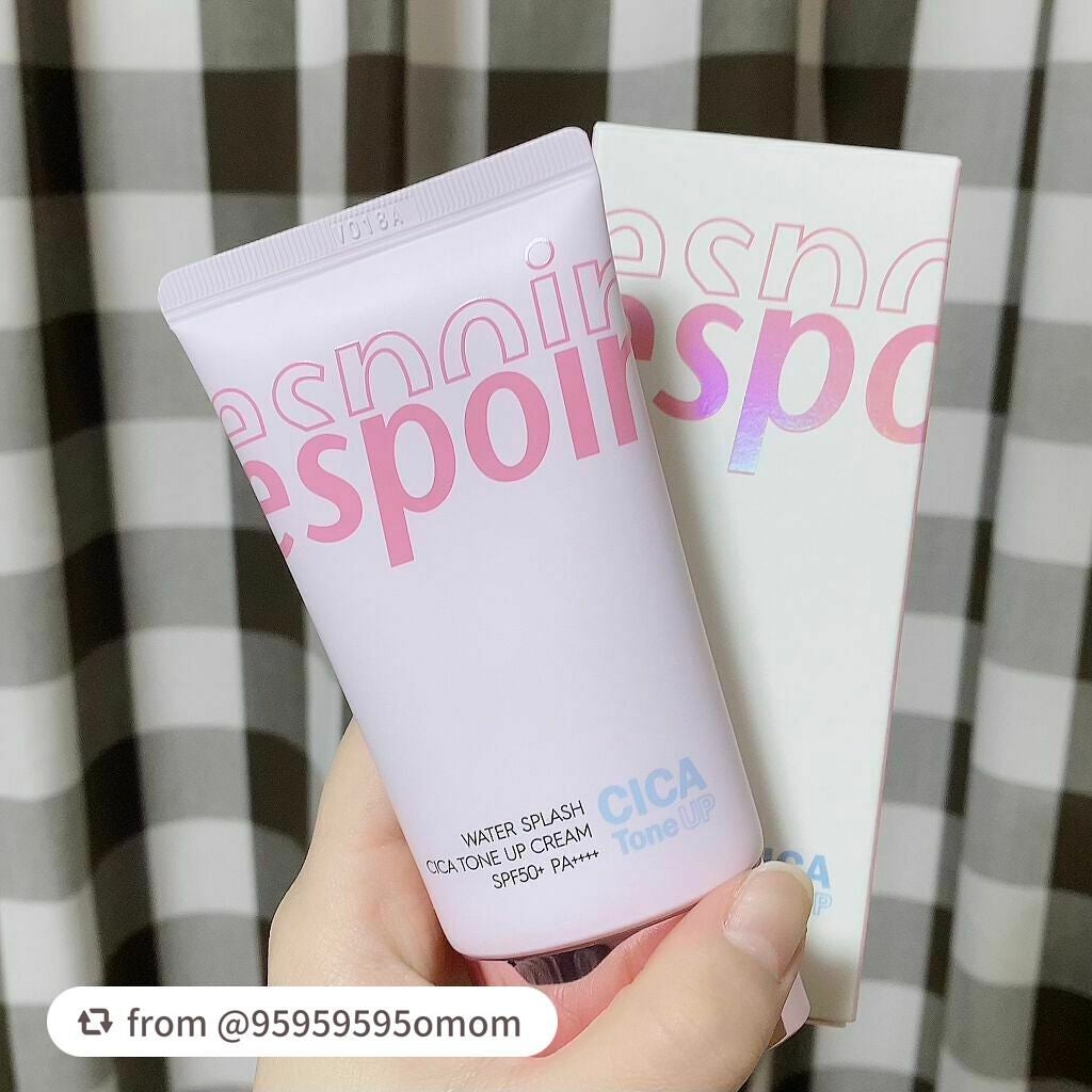 ウォータースプラッシュシカトーンアップクリーム/espoir/化粧下地を使ったクチコミ(2枚目)