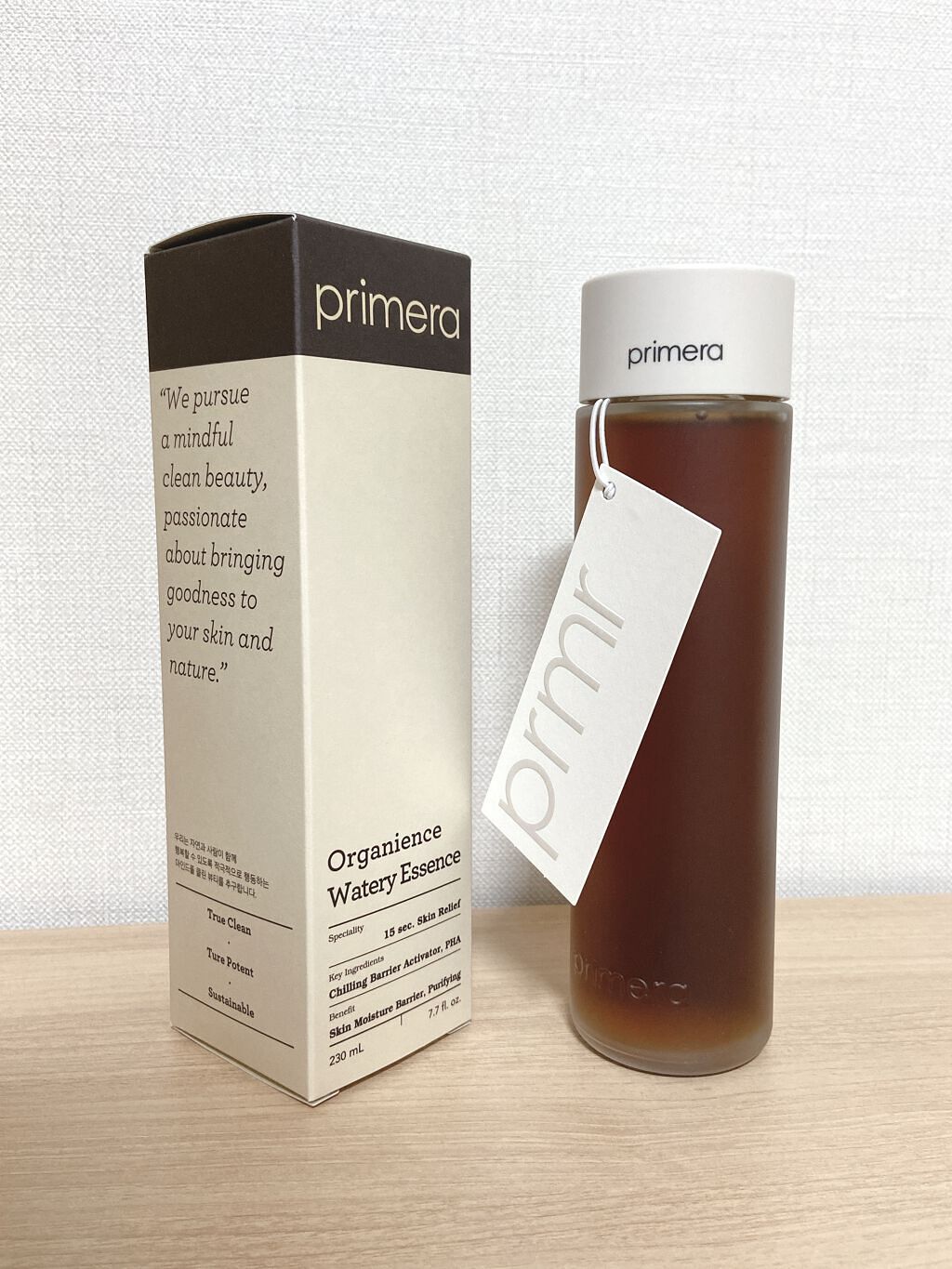 オーガニアンス ウォータリー エッセンス/primera/化粧水を使ったクチコミ（1枚目）