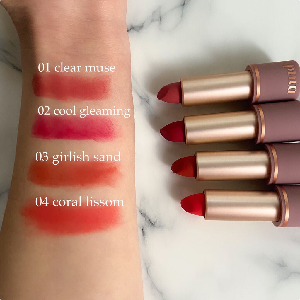 インスパイアマットリップ/mude/口紅を使ったクチコミ(2枚目)