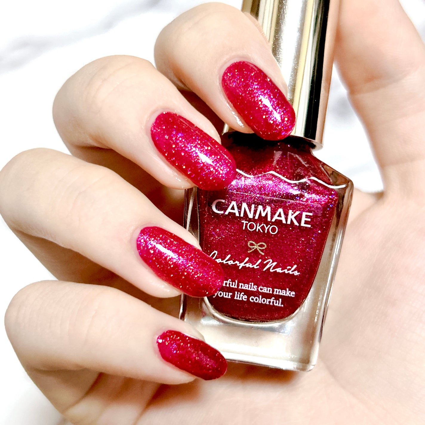 カラフルネイルズ/キャンメイク/マニキュアを使ったクチコミ(5枚目)