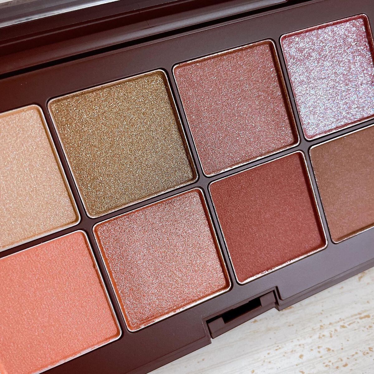 ウォーム メモリーズ アイシャドウパレット/RMK/アイシャドウパレットを使ったクチコミ（3枚目）