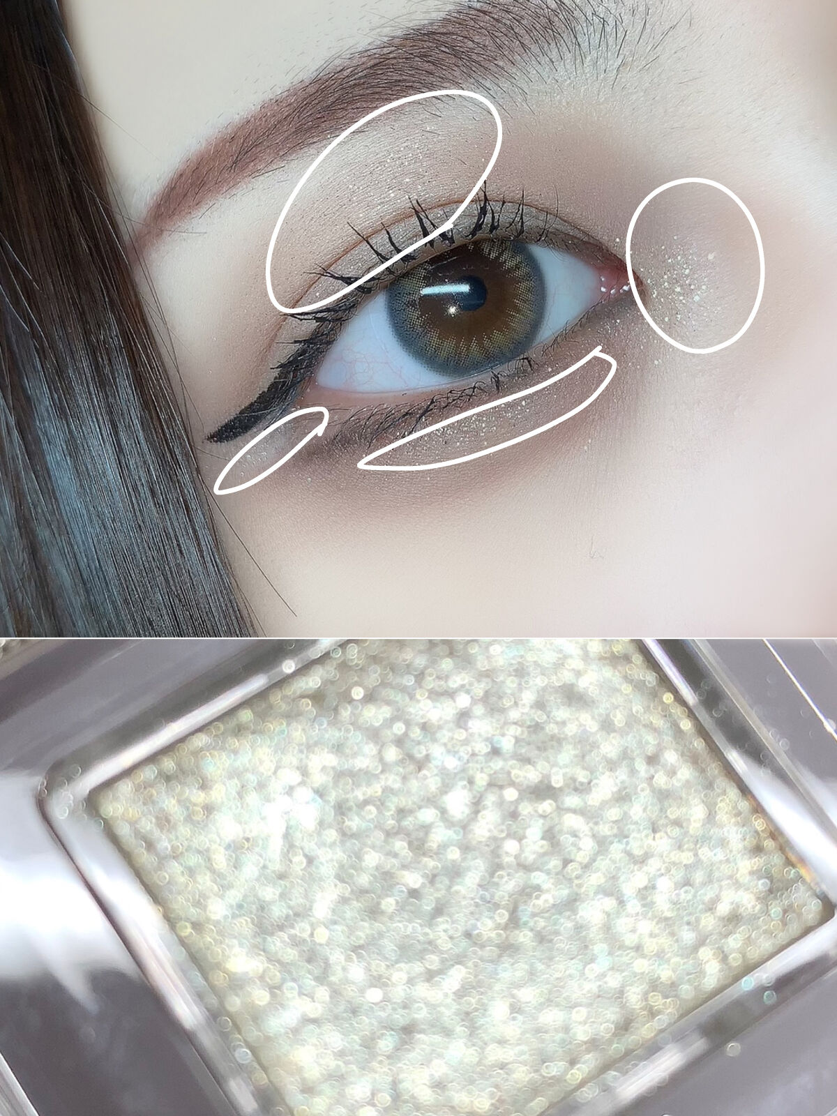 ニュアンスカラー シャドウ/BABYMEE/単色アイシャドウを使ったクチコミ（3枚目）