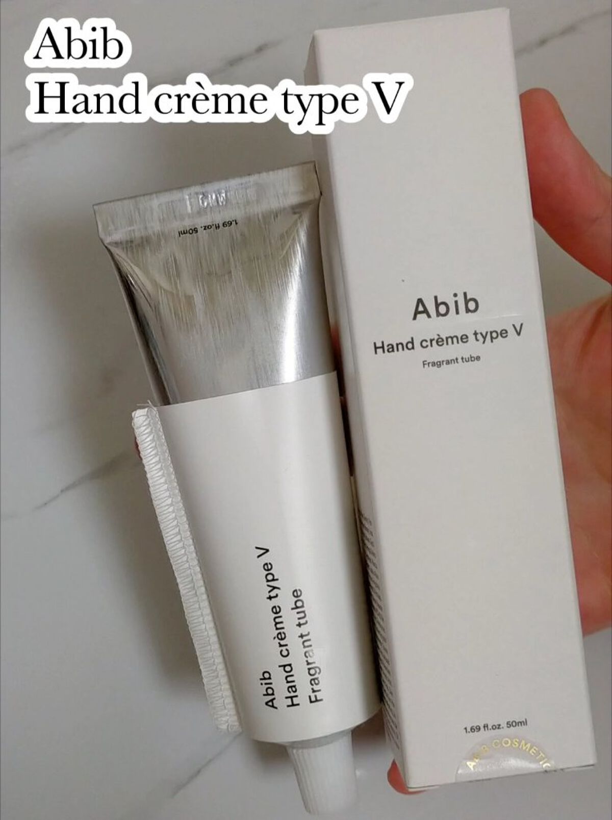 ハンドクリーム タイプ Vフレグランスチューブ/Abib /ハンドクリームを使ったクチコミ（1枚目）