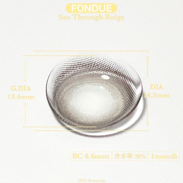 FONDUE/FONDUE（フォンデュ）/カラーコンタクトレンズを使ったクチコミ（3枚目）