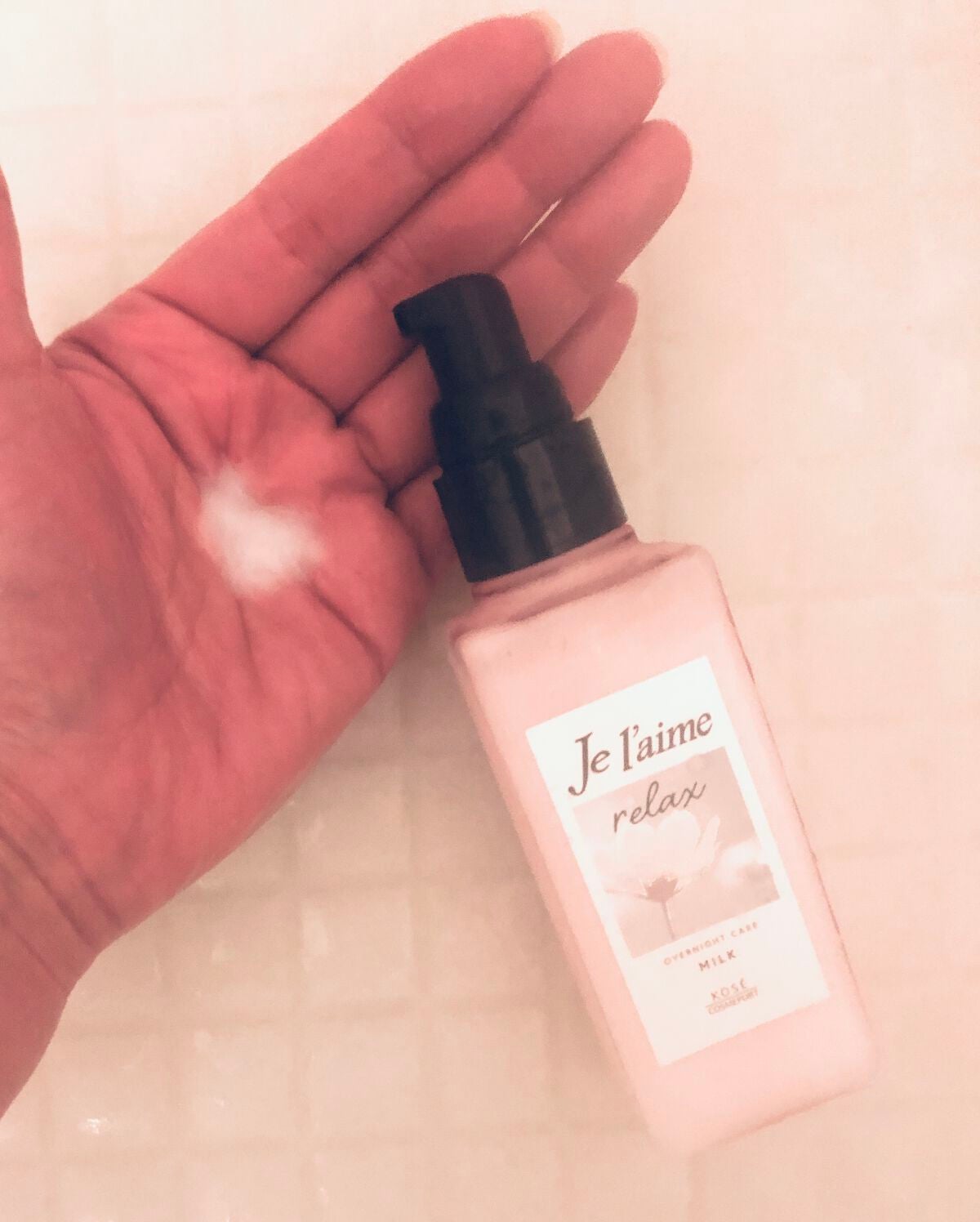 リラックス オーバーナイトケア ミルク/Je l'aime/ヘアミルクを使ったクチコミ(2枚目)