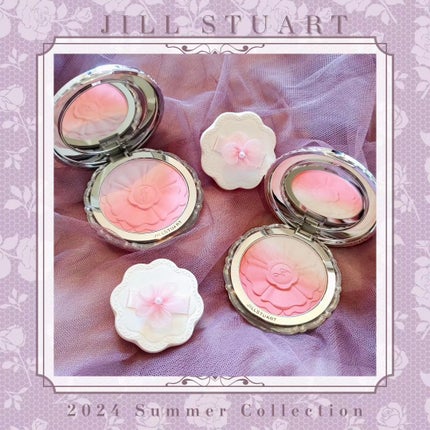 ジルスチュアート パステルペタル ブラッシュ/JILL STUART/パウダーチークを使ったクチコミ(1枚目)