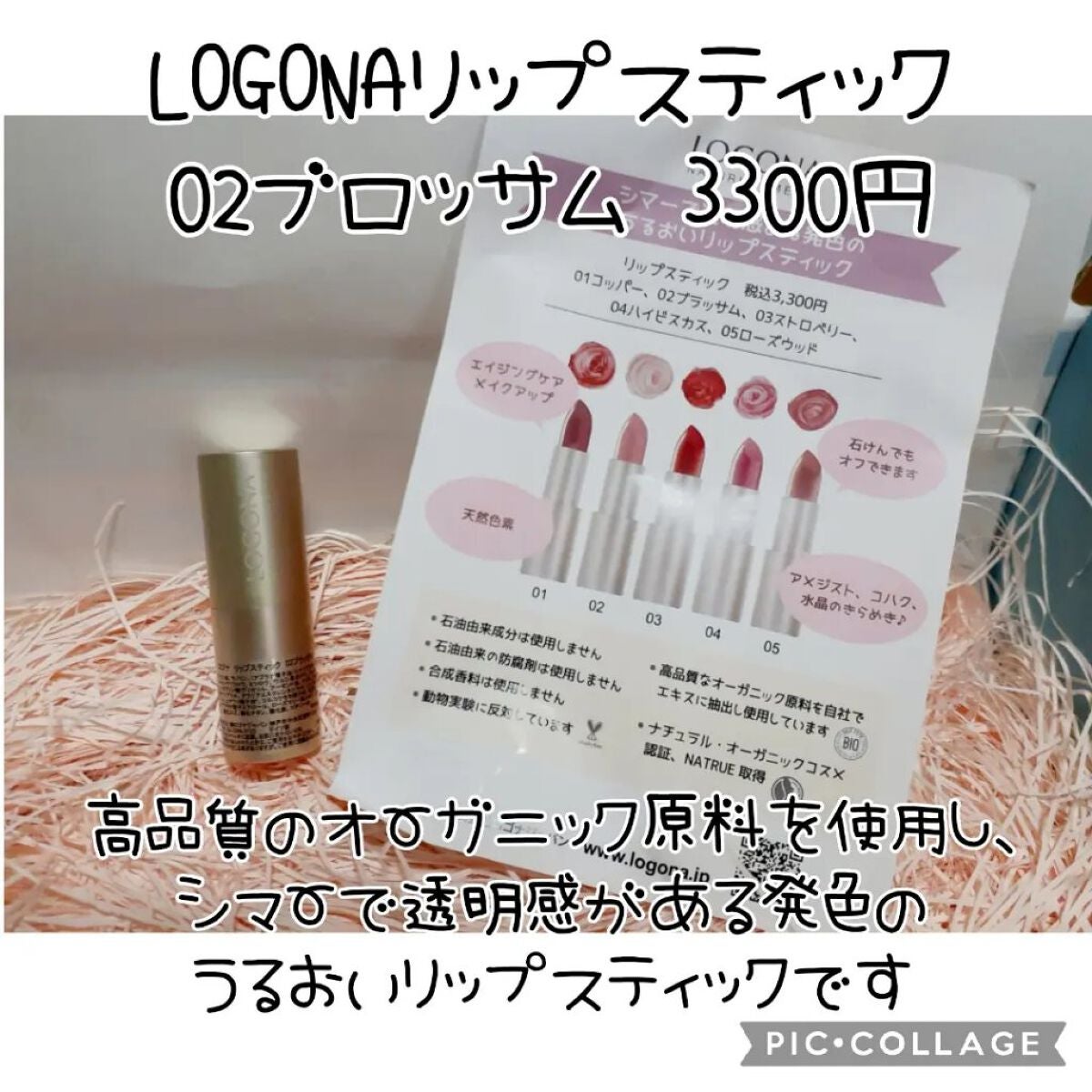 リップスティック/ロゴナ/口紅を使ったクチコミ(1枚目)