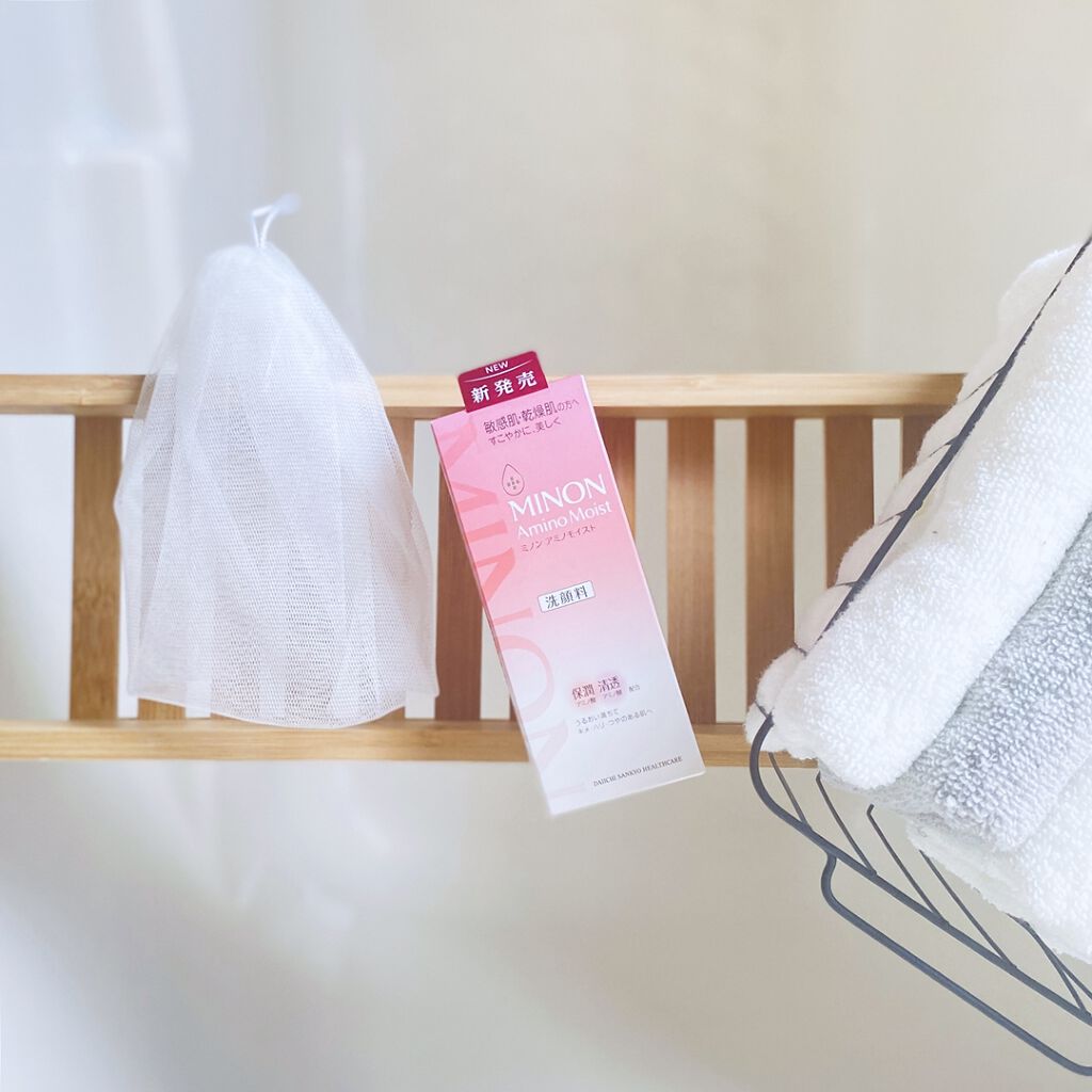 アミノモイスト モイストクリーミィ ウォッシュ/ミノン/洗顔フォームを使ったクチコミ(2枚目)