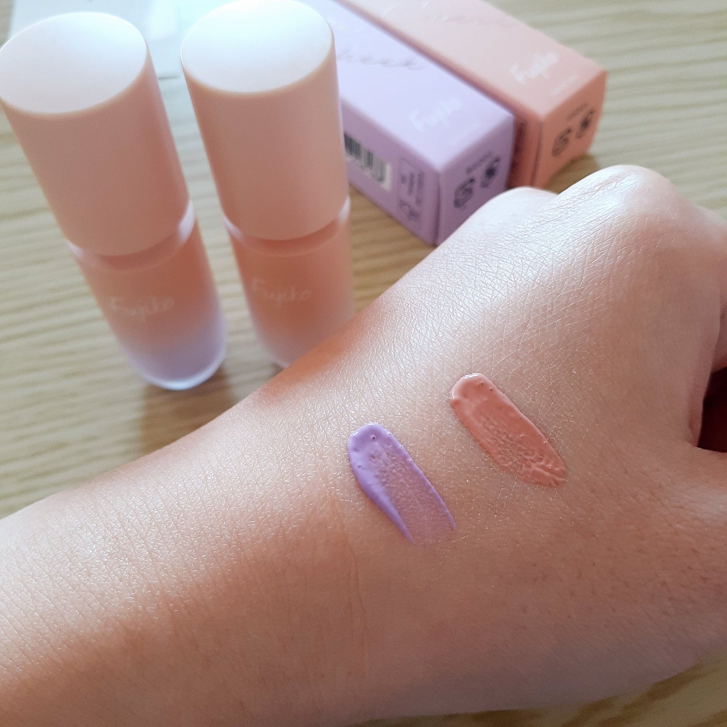 ⽔彩チーク/Fujiko/リキッドチークを使ったクチコミ(3枚目)