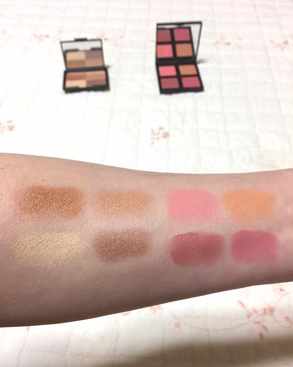 ブラッシュパレット/e.l.f. Cosmetics/パウダーチークを使ったクチコミ(3枚目)