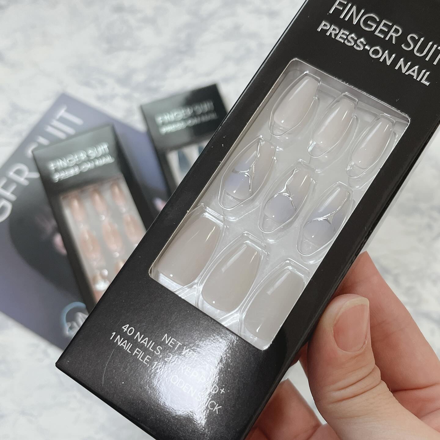 ネイルチップ(シールタイプ)/FINGER SUIT/ネイルチップ・パーツを使ったクチコミ（2枚目）