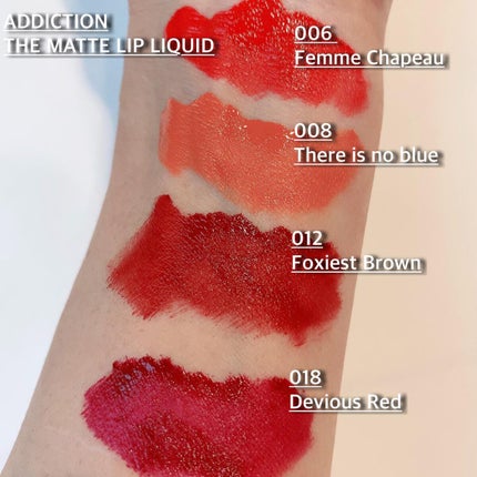 アディクション ザ マット リップ リキッド/ADDICTION/口紅を使ったクチコミ(7枚目)