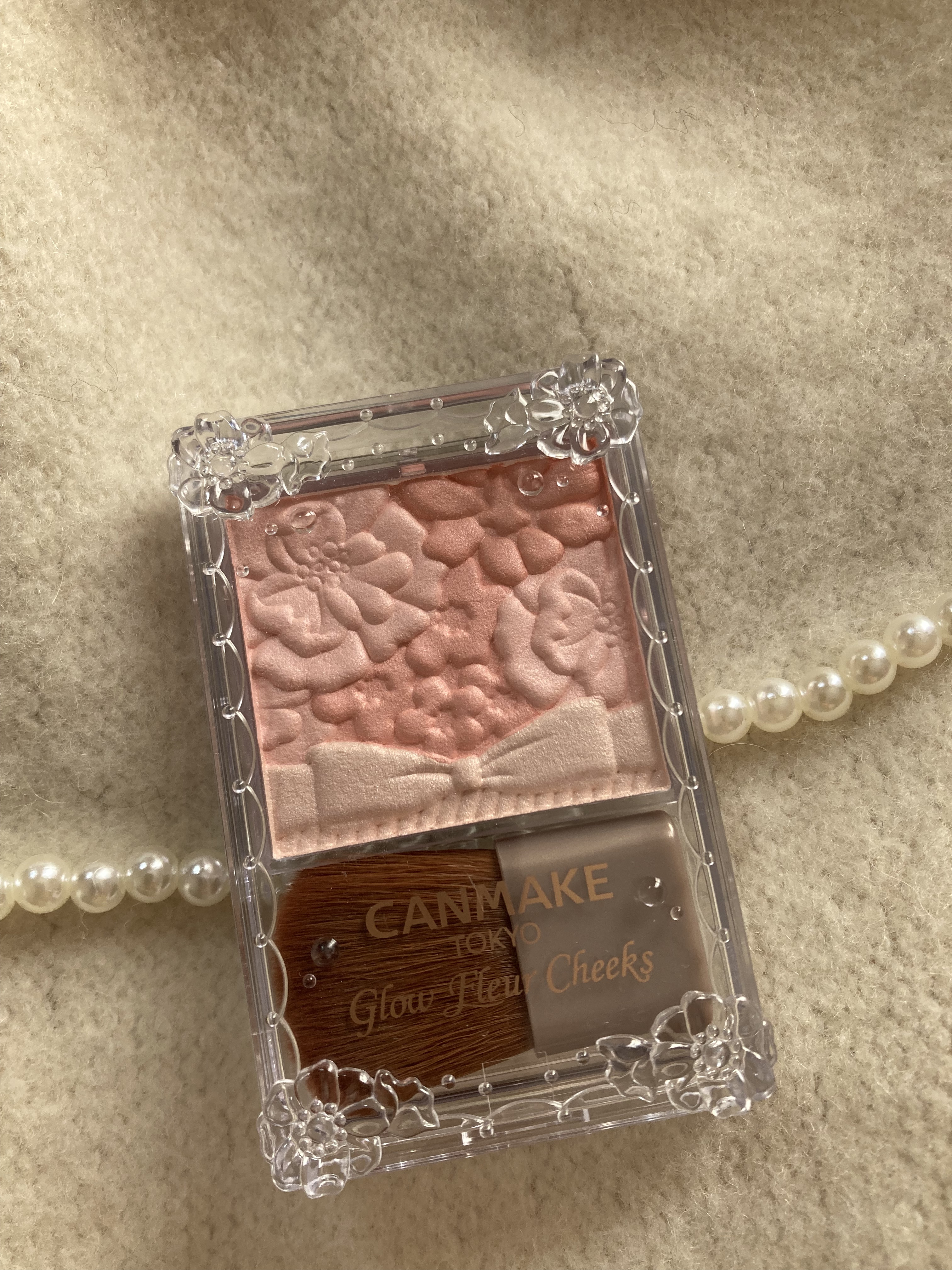 グロウフルールチークス/キャンメイク/パウダーチークを使ったクチコミ（1枚目）