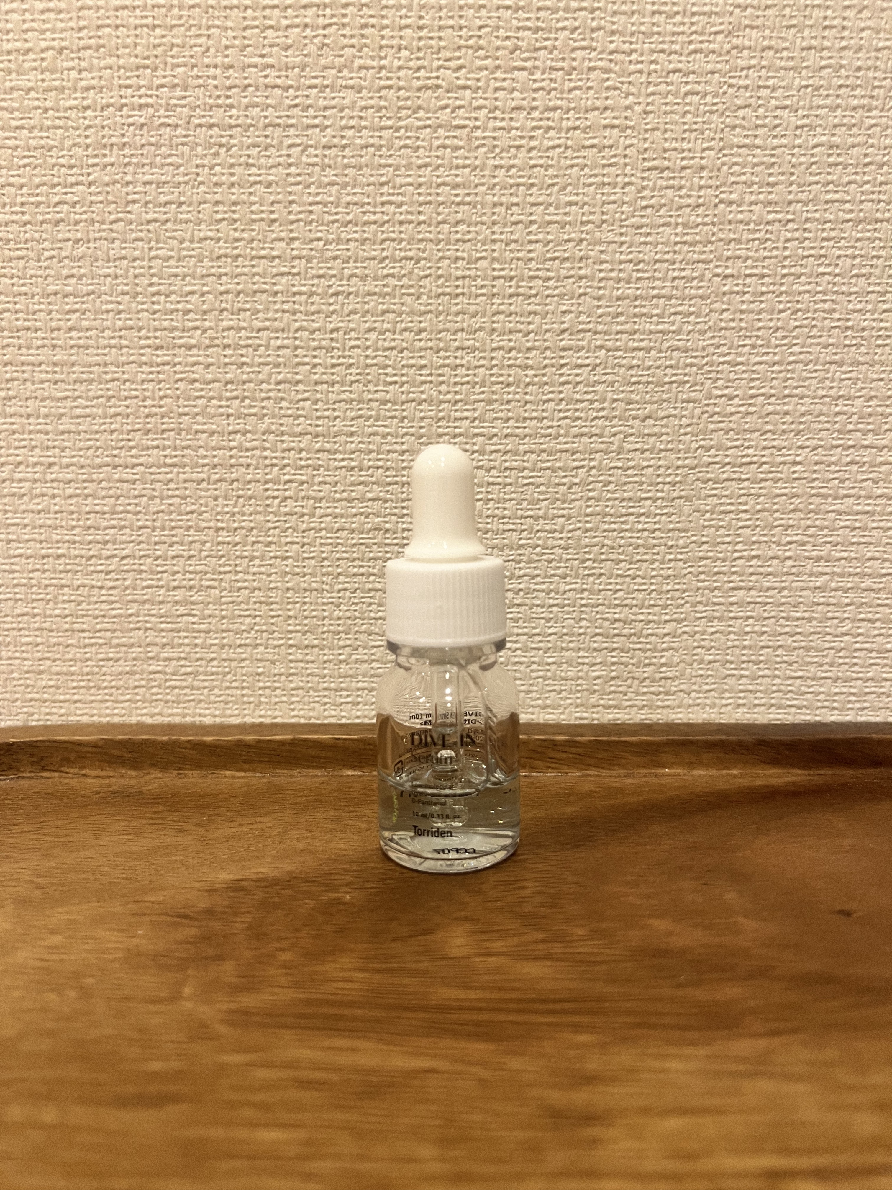 Torriden
ダイブイン セラム

公式ショップよりサンプルでいただきました。

癖がなく、使いやすいのでひとつ持っておくと安心なセラムだと思います。わたしはレチノールを使用する時や他のビタミンやアゼライン酸などを含む美容液を使用する時