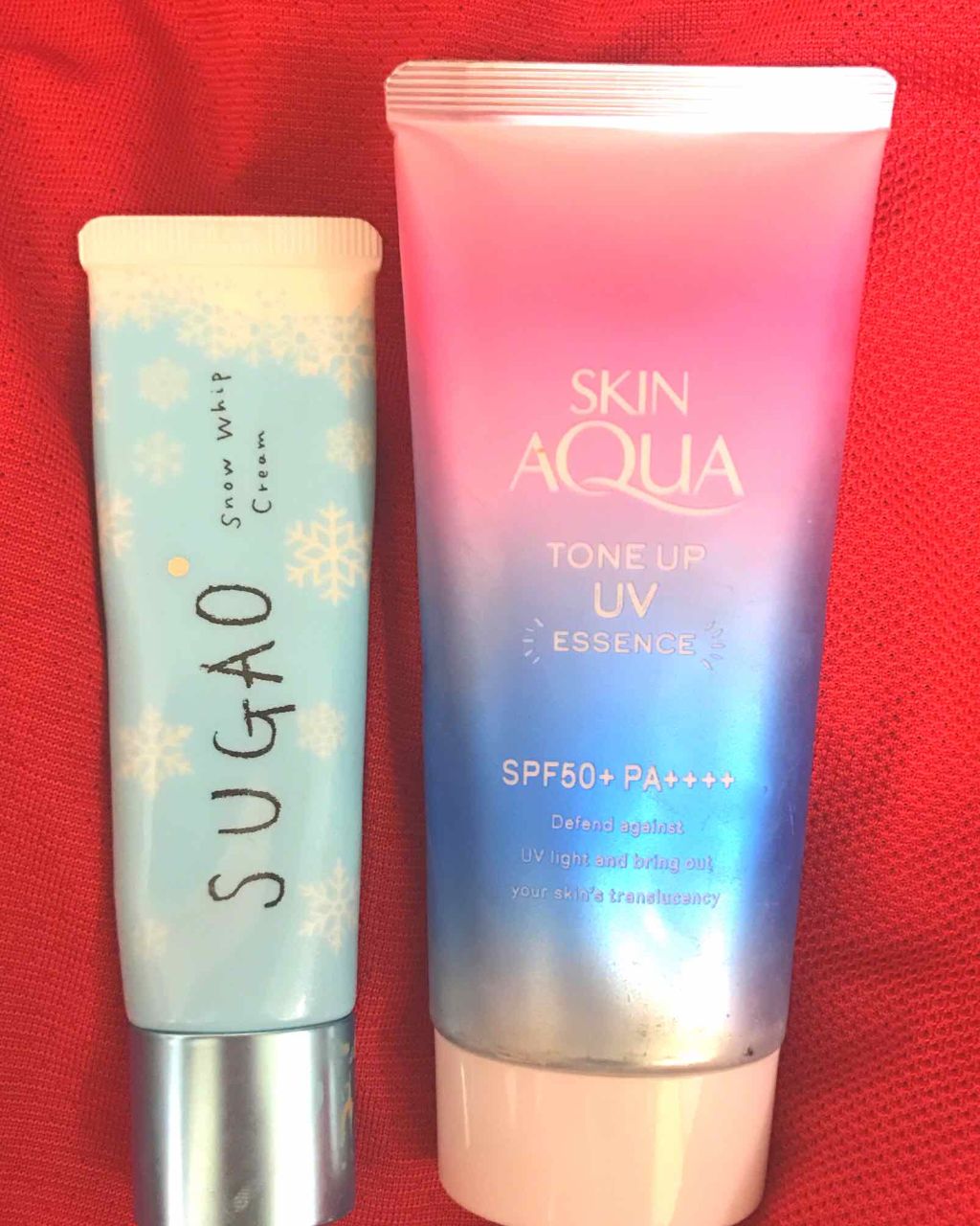 スキンアクア トーンアップUVエッセンス/スキンアクア/日焼け止めクリームを使ったクチコミ（1枚目）