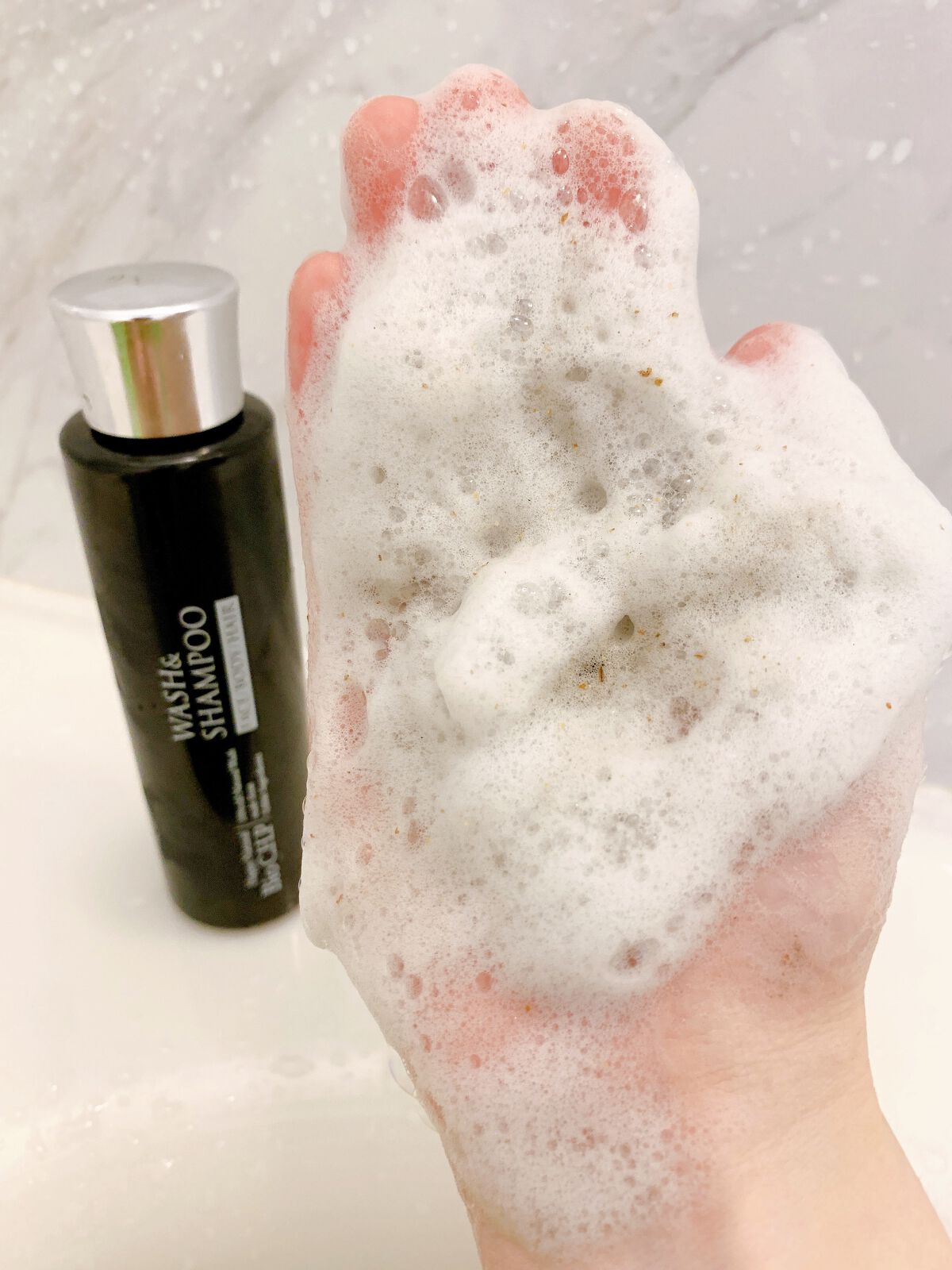 Bio C.H.P ウォッシュ&シャンプー/ハッピーナチュラル/洗顔石鹸を使ったクチコミ(4枚目)