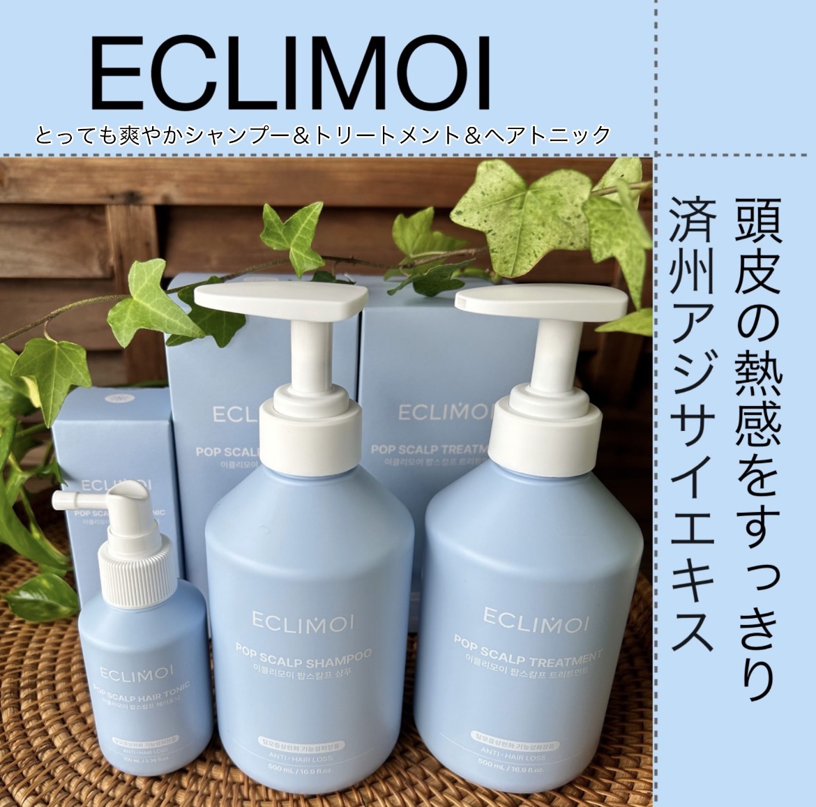 ポップスカルプヘアトニック/ECLIMOI/頭皮ローションを使ったクチコミ（1枚目）