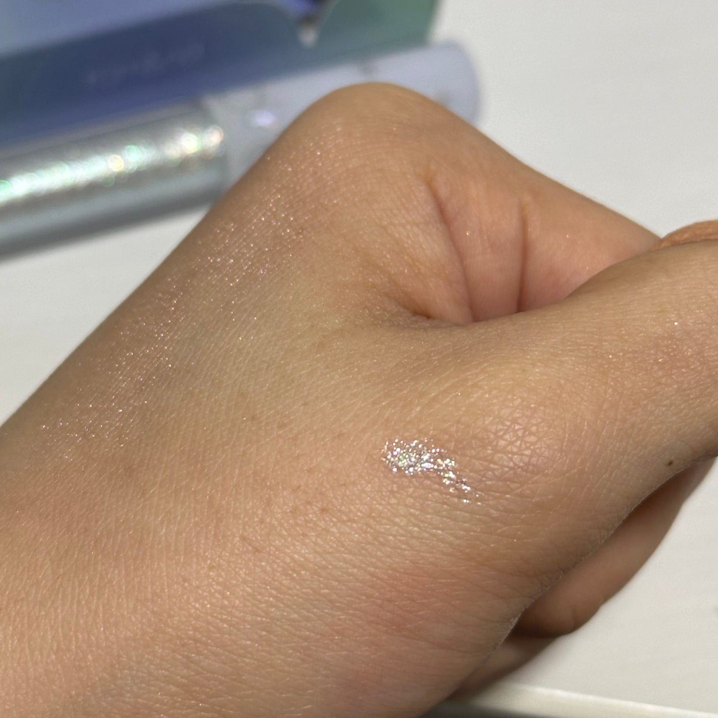 リキッド グリッター シャドウ/rom&nd/グリッターを使ったクチコミ(5枚目)