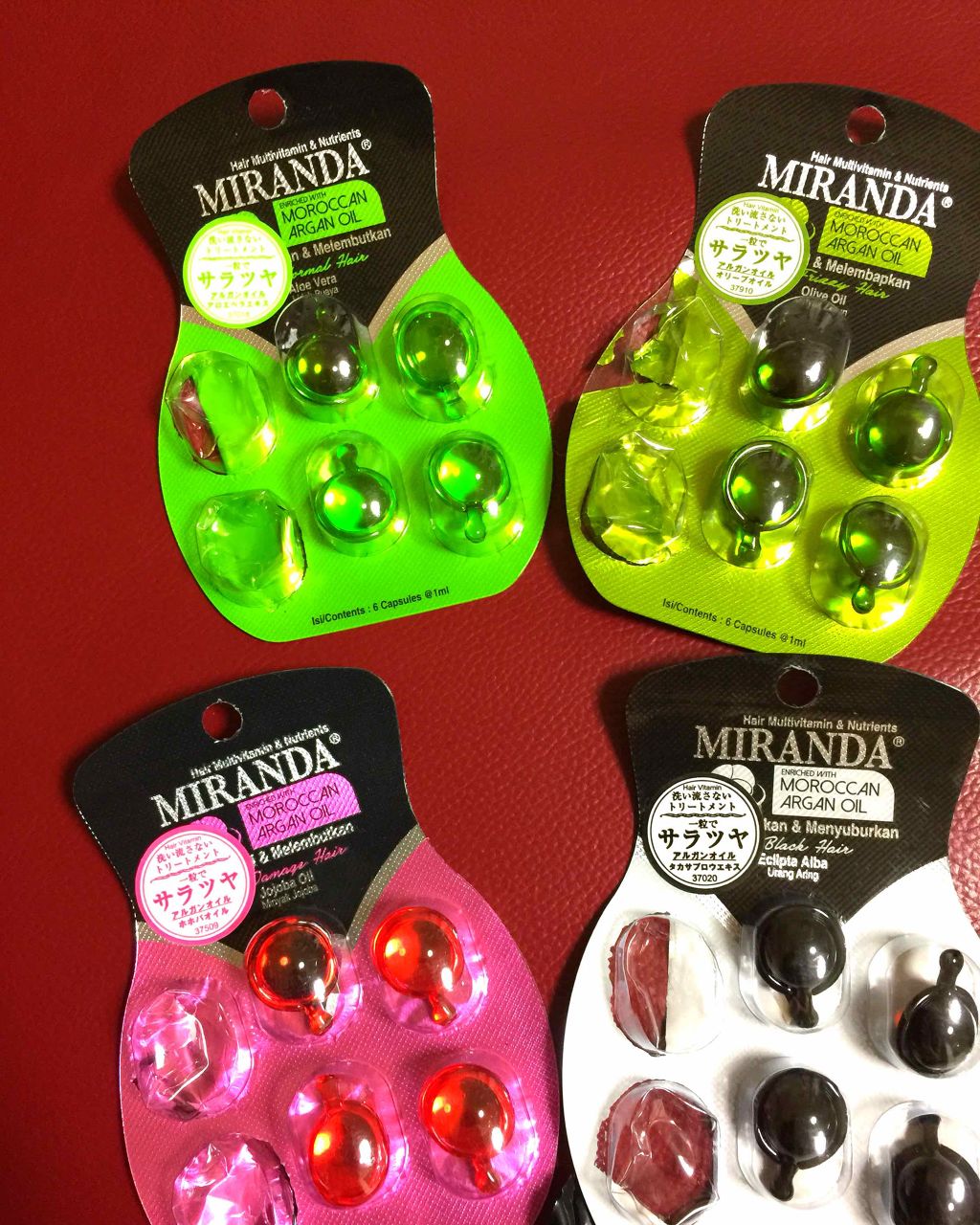 ヘアビタミン シャイニーヘアオイル/MIRANDA/ヘアオイルを使ったクチコミ（1枚目）