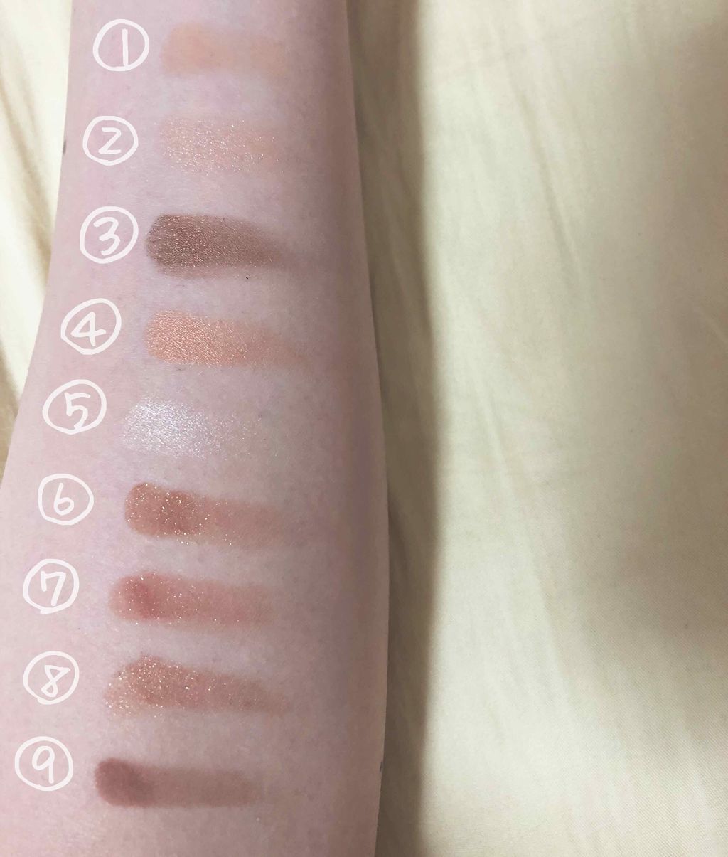 UR GLAM BLOOMING EYE COLOR PALETTE/U R GLAM/アイシャドウパレットを使ったクチコミ(3枚目)