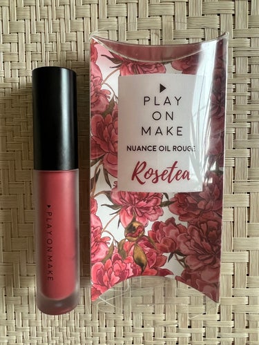 play on make ニュアンスオイルルージュ(リップカラー)のクチコミ「play on make
ニュアンスオイルルージュ
#Rosetea🌹


雑貨屋さんを巡って.....」（3枚目）